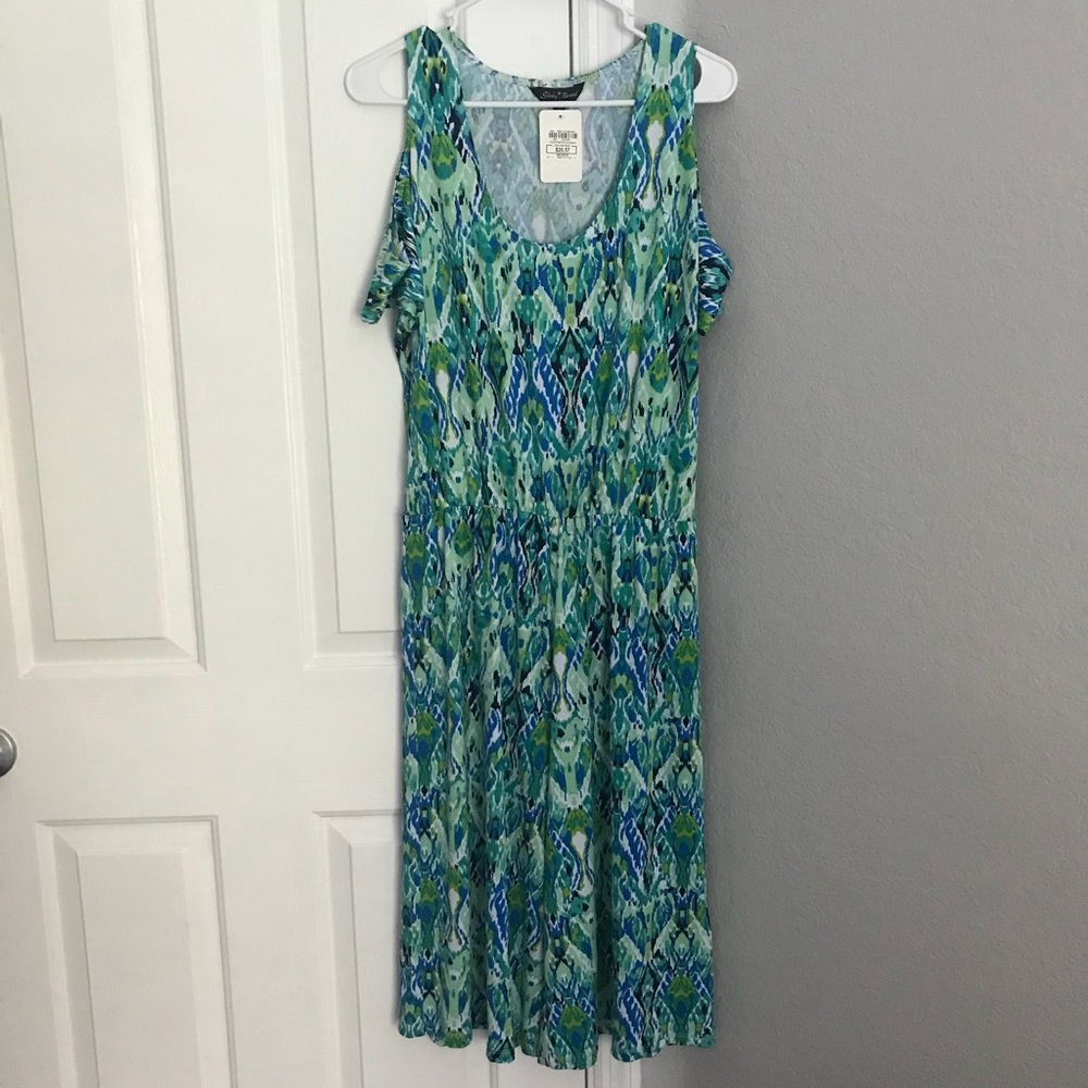 Slinky Brand Green Blue Jumper